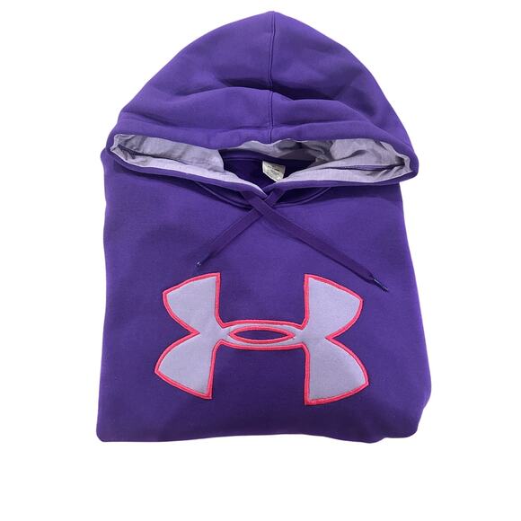 Under Armour Purple Hoodie! Size Medium - Picture 3 of 9